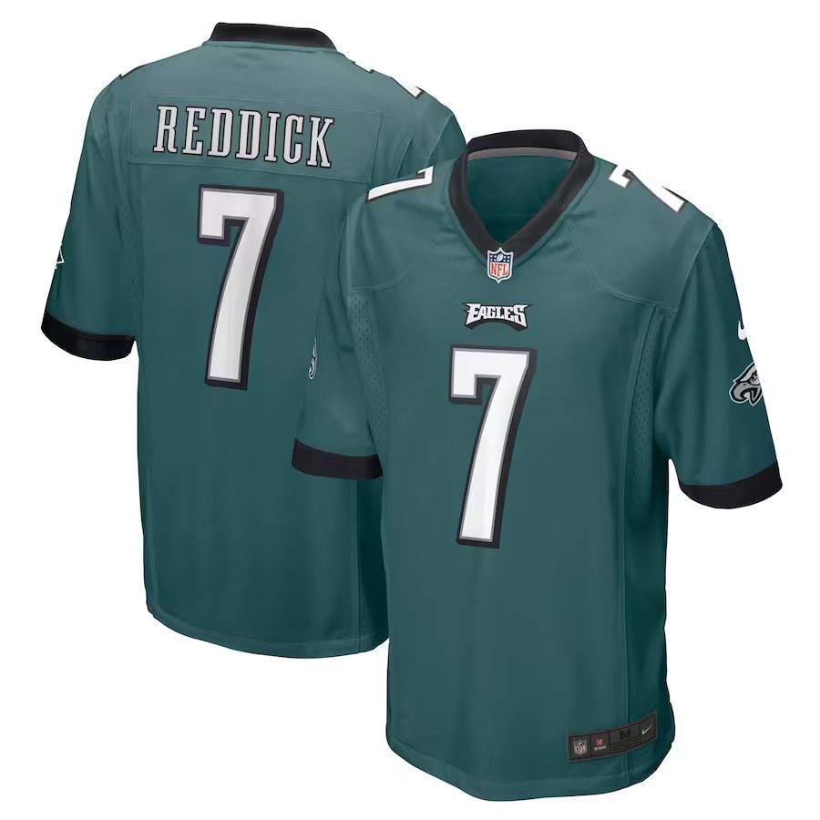 Men Philadelphia Eagles #7 Haason Reddick Nike Midnight Green Game NFL Jersey